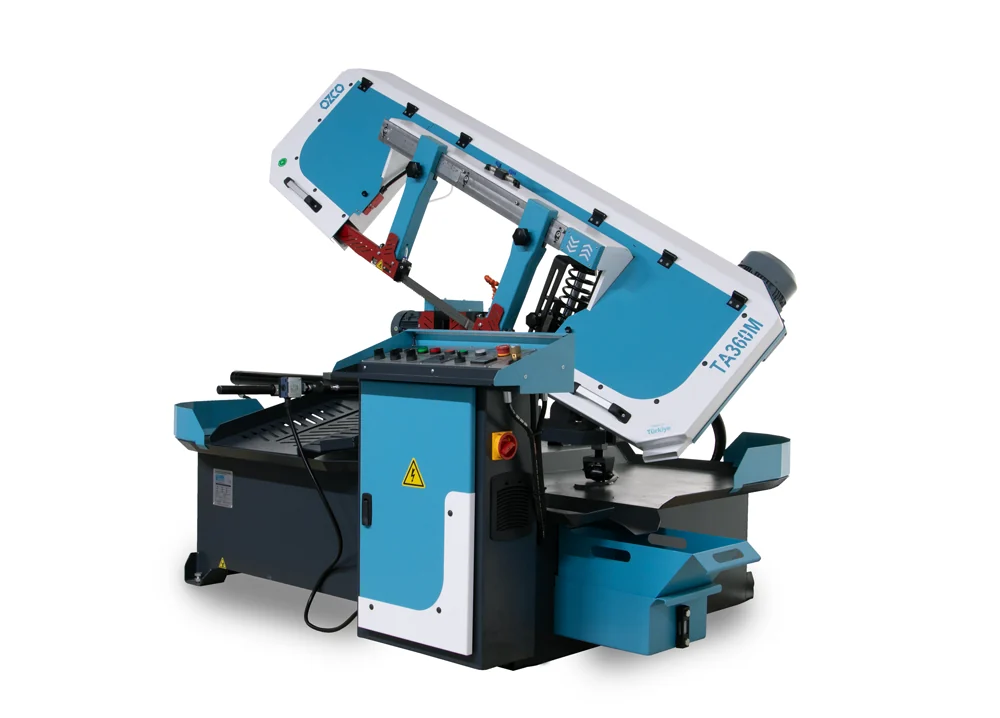 Ozco TA360M Tam Otomatik Şerit Testere Tezgâhı (Açılı Kesim)