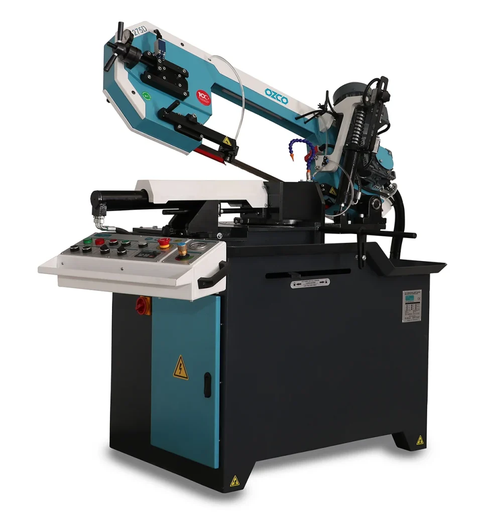 Ozco TS275D Yarı Otomatik Şerit Testere Tezgâhı (Açılı Kesim)